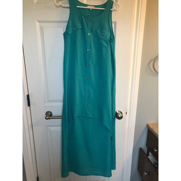 Mia melon high low tunic / dress - Picture 7 of 12